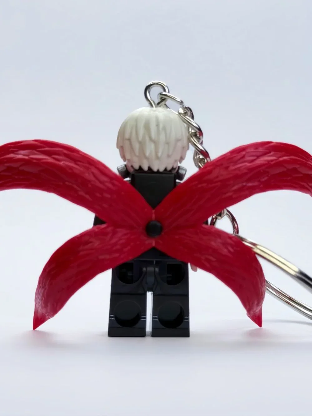 Tokyo Ghoul Ken Kaneki Custom Minifigure Keychain